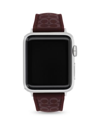 Apple Watch&reg; Dark Red Silicone Strap, 38/40/41mm