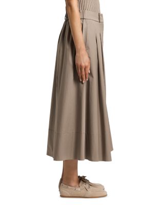 Flared Midi Skirt