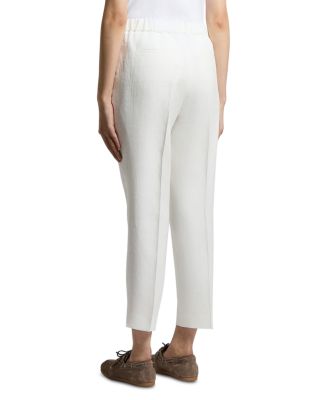 Pull On Linen & Wool Pants