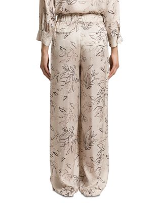 Elasticized Waist Palazzo Pants