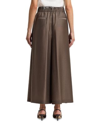 Elasticized Waist Palazzo Pants