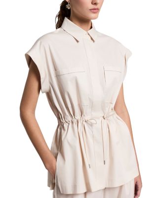 Drawstring Waist Shirt