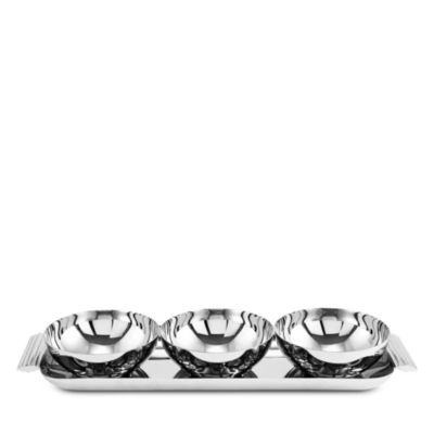 Fluted Condiment Dish Set - Exclusive