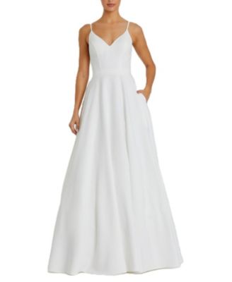 Classic A-Line V-Neck Ballgown