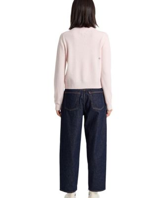  Women's Wool-Cashmere Sneeky Snoopy Cardigan