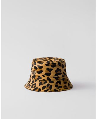  Printed Leather Bucket Hat