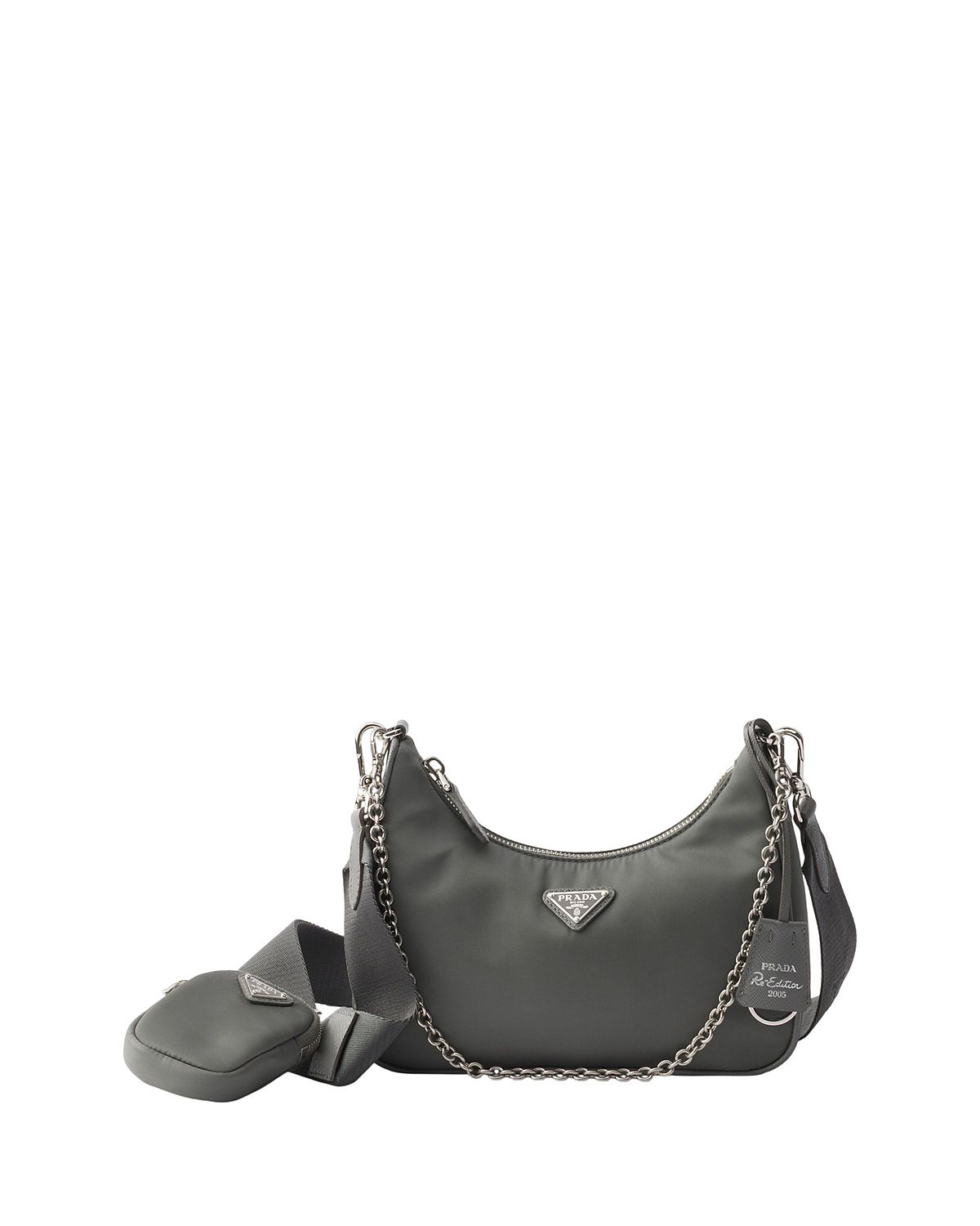 Prada Re-Edition 2005 Re-Nylon Bag with Saffiano Mini Bag