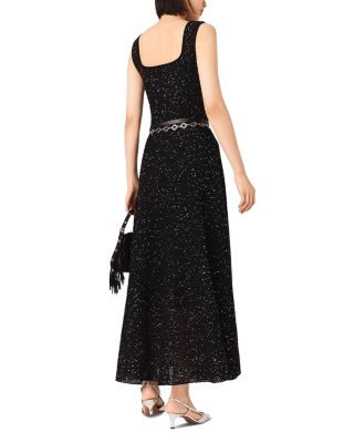 Rhinestone Knit Maxi Dress