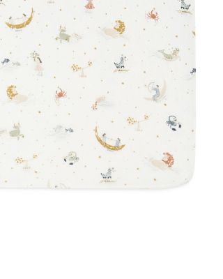 Unisex Printed Crib Sheet