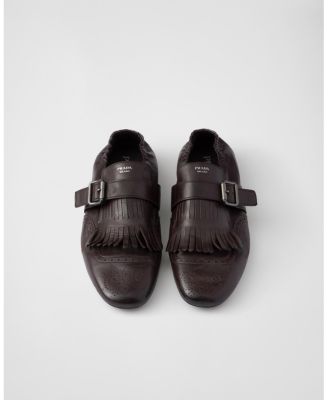  Men's Shuffle Fringed Monk Strap Shoes