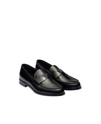  Men's Brushed Leather Loafers