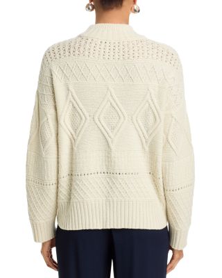 Buchanan Wool Blend Cable Knit Sweater