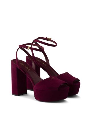  Women's Suede Platform Sandals