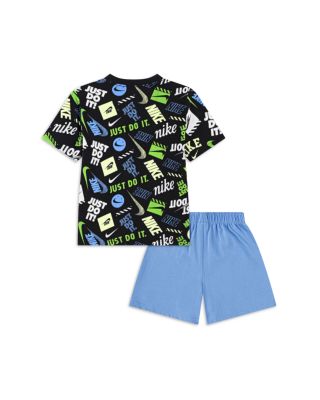 Boys' Sportswear Printed Tee & Shorts Set - Little Kid
