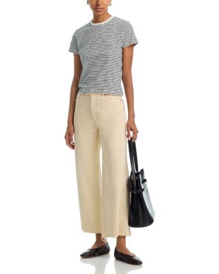 Anessa High Rise Wide Leg Jeans in Buttery Yellow