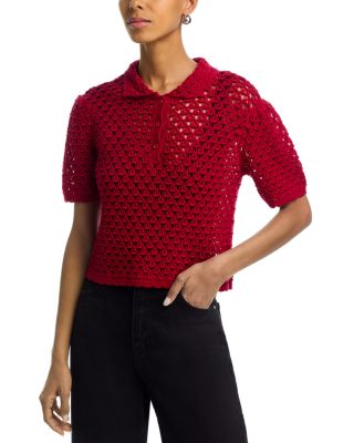 The Crochet Polo Sweater