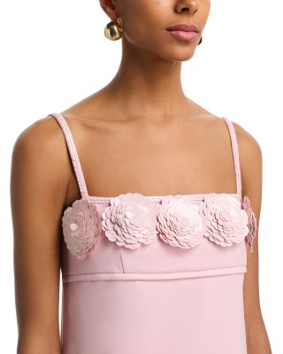 Sequin Flower Mini Dress