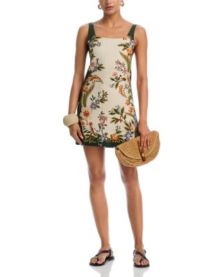 Nature Sand Linen Mini Dress