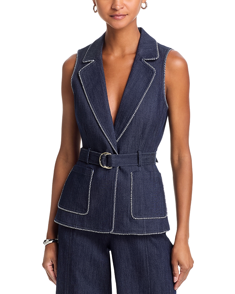 Cinq a Sept Twisted Trim Andrea Vest