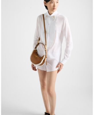 Arque Small Shearling Shoulder Bag