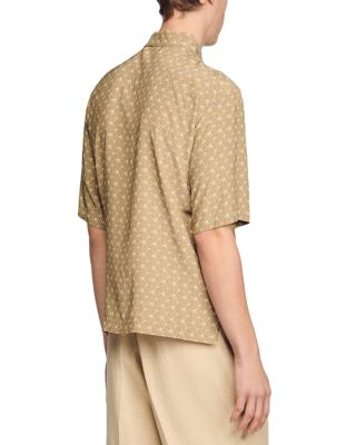 Link Print Loose Fit Shirt 