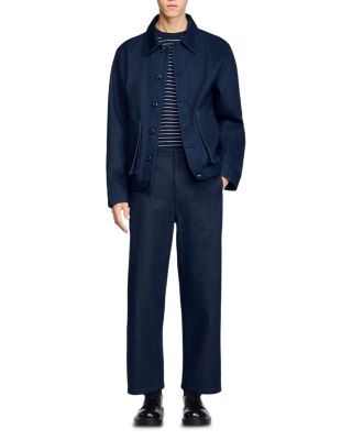 Raw Barrel Jeans in Navy Blue