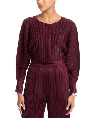 Rib Pleats January Cardigan