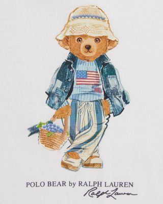 Girls' Polo Bear Jersey Tee - Little Kid