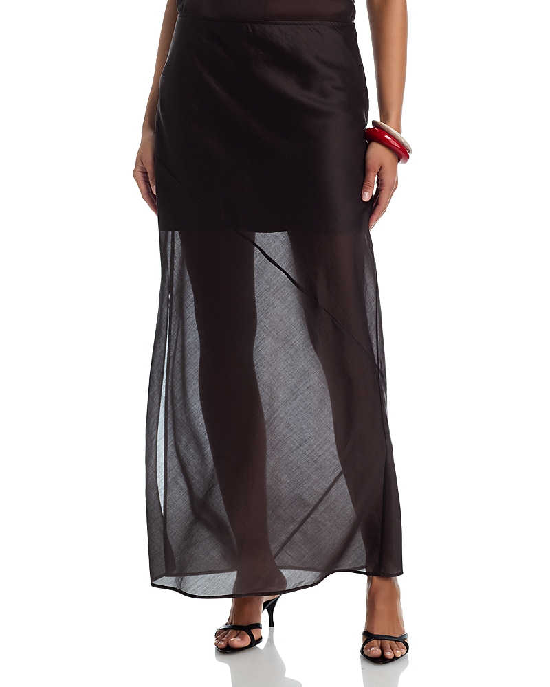 Helmut Lang Sheer Maxi Skirt