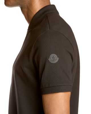 Short Sleeve Zip Polo Shirt