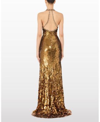 Lisette Sequin-Embellished Maxi Dress
