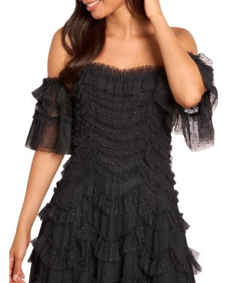 Aviana Off-Shoulder Gown