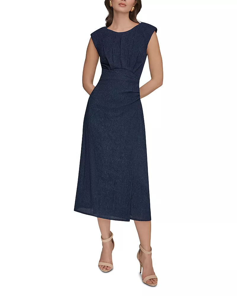 Donna Karan Crinkle Woven Dress