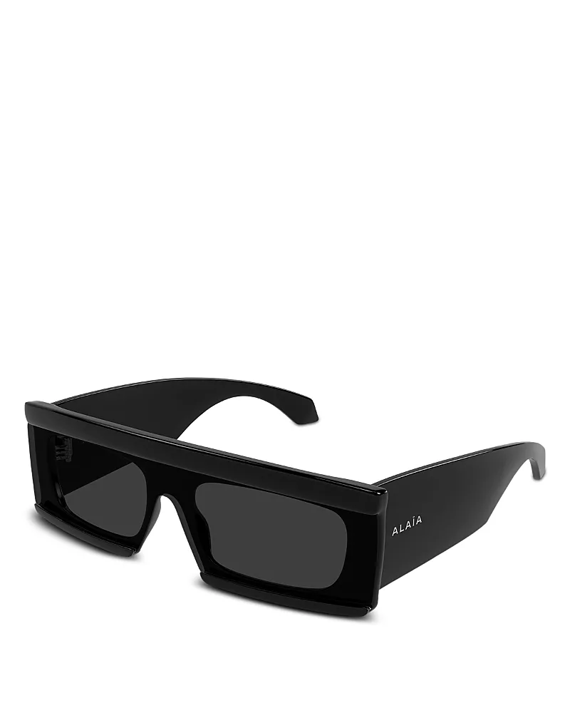 Alaia Rectangular Sunglasses, 99mm