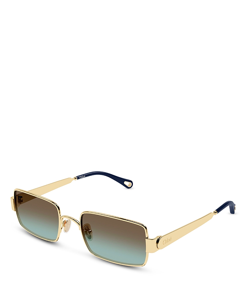 Chloe Rectangular Sunglasses, 53mm