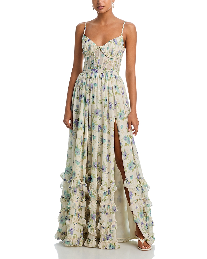V. Chapman Carmen Ruffled Dress