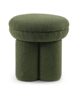  Trina Pillar Base Fabric Ottoman