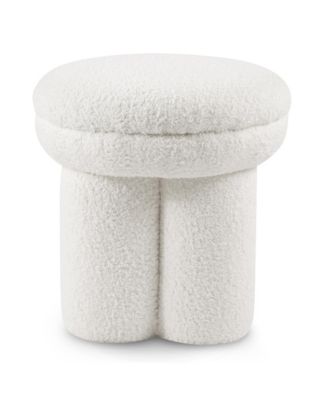  Trina Pillar Base Fabric Ottoman