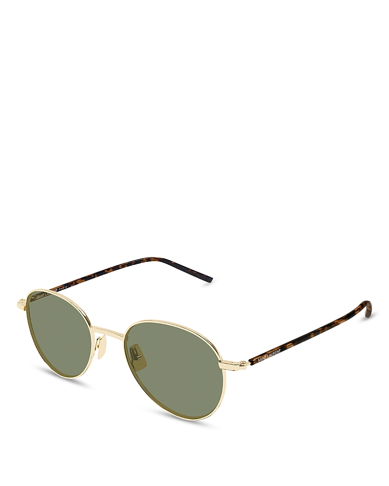 Saint Laurent Round Sunglasses, 50mm