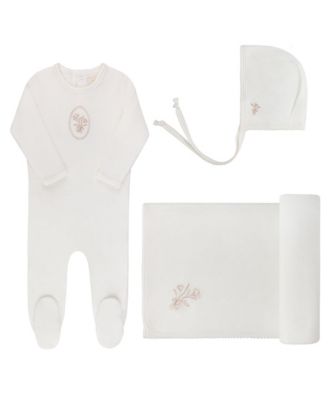  Unisex Velour Center Floral Collection Take Me Home Set - Baby