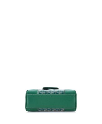  Mini Saigon Top Handle Bag Coated Canvas with Leather