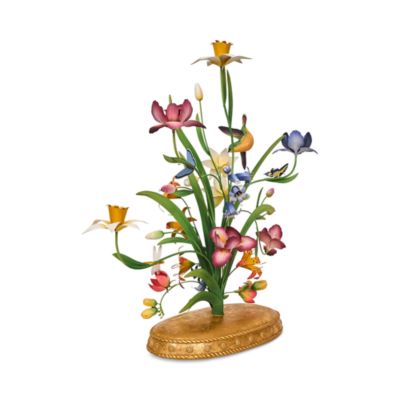 Meadow Walk 25" Bouquet Centerpiece Candelabra - Multi