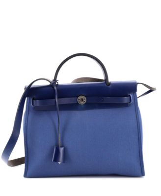 31 Herbag Zip Leather and Toile