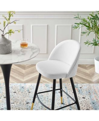  Cordial Fabric Bar Stools, Set of 2