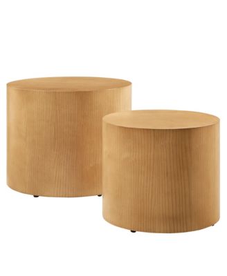  Amani Round Nesting Coffee Tables, Set of 2