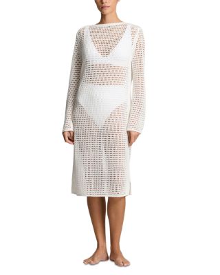 Long Sleeve Beach Cover Up Dress