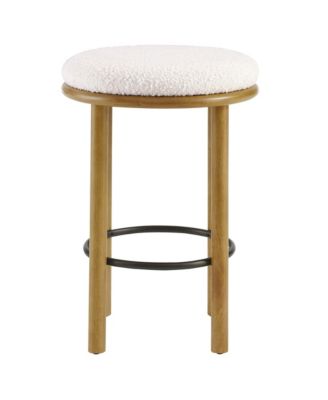 Fable Boucle Fabric Counter Stools, Set of 2