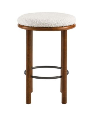 Fable Boucle Fabric Counter Stools Set of 2