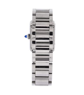  Must de Cartier Tank Quartz Watch in Stainless Steel 22mm