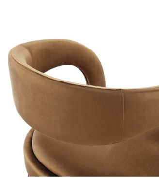  Pinnacle Performance Velvet Counter Stool Set of 2